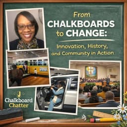 Cover art for From Chalkboards to Change: Innovation, History, and Community in Action